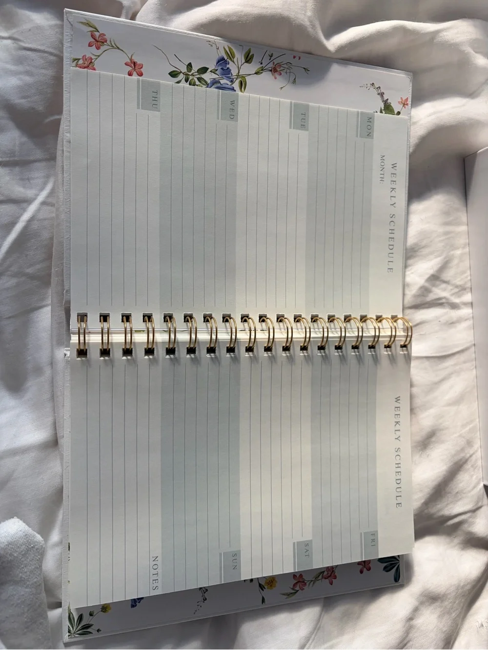 Punch Studio Ephemeral Garden Birds Undated Planner